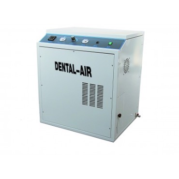 Werther Int. Dental Air 2/24/379 - безмасляный воздушный компрессор на 2 установки, с кожухом, 150 л/мин