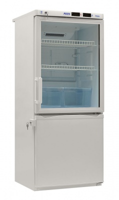 Pozis ХЛ-250 Cтекло — Холодильник комбинированный лабораторный