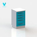ВИТАЛИЯ Т5 ЛЮКС — Медицинская тумба на подиуме